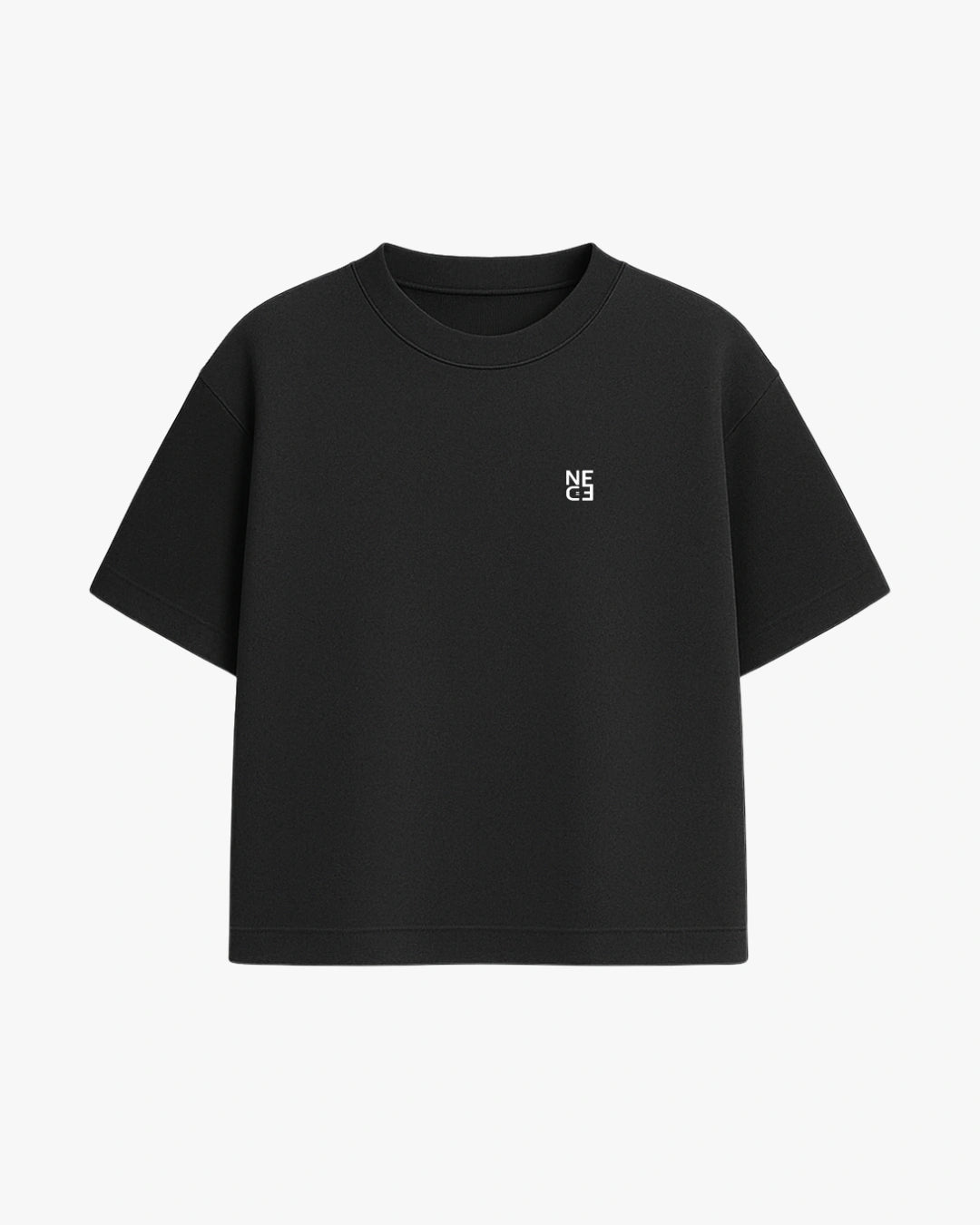 Face T-shirt - Black / Turchese & Blue