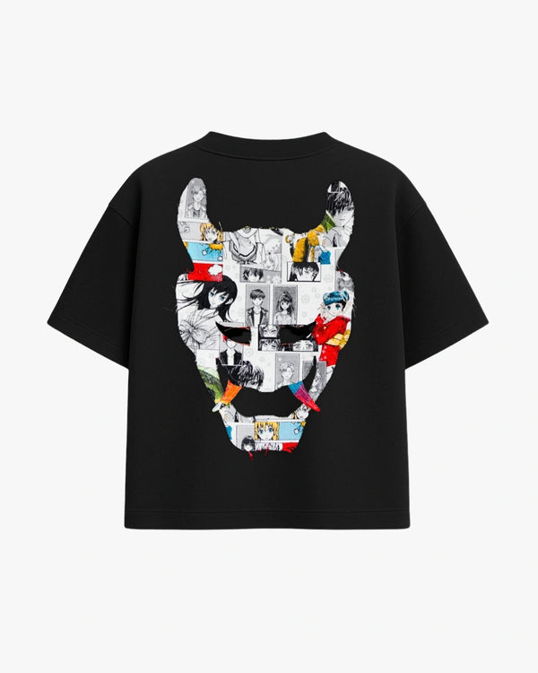 Demon Tee Manga - Black