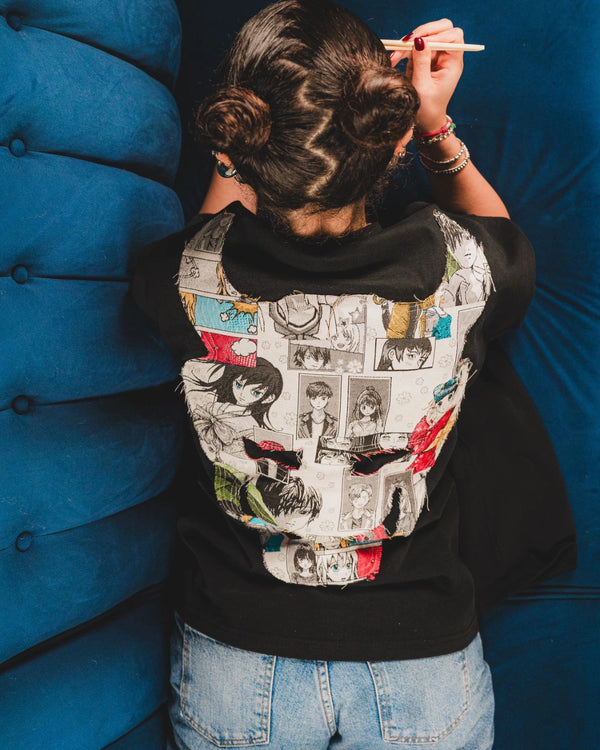 Demon Tee Manga - Black