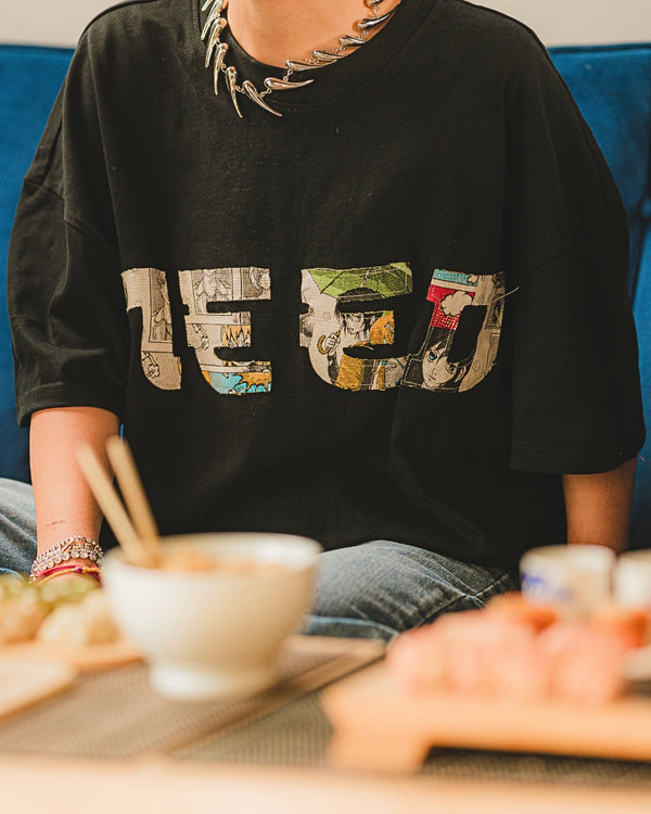 Demon Tee Manga - Black