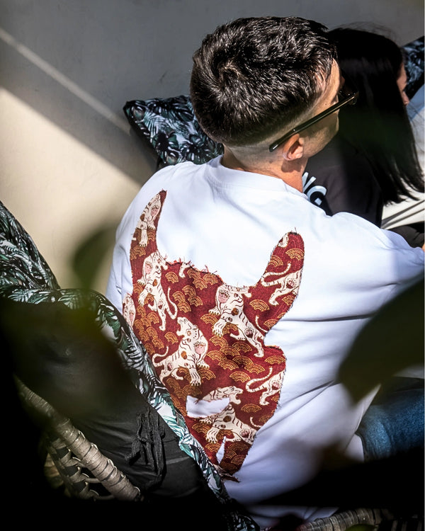 Demon Tee - White / Red