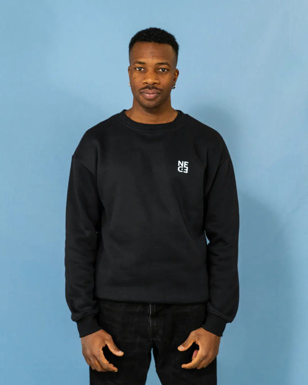 Face Sweatshirt - Black / Pink & Lille