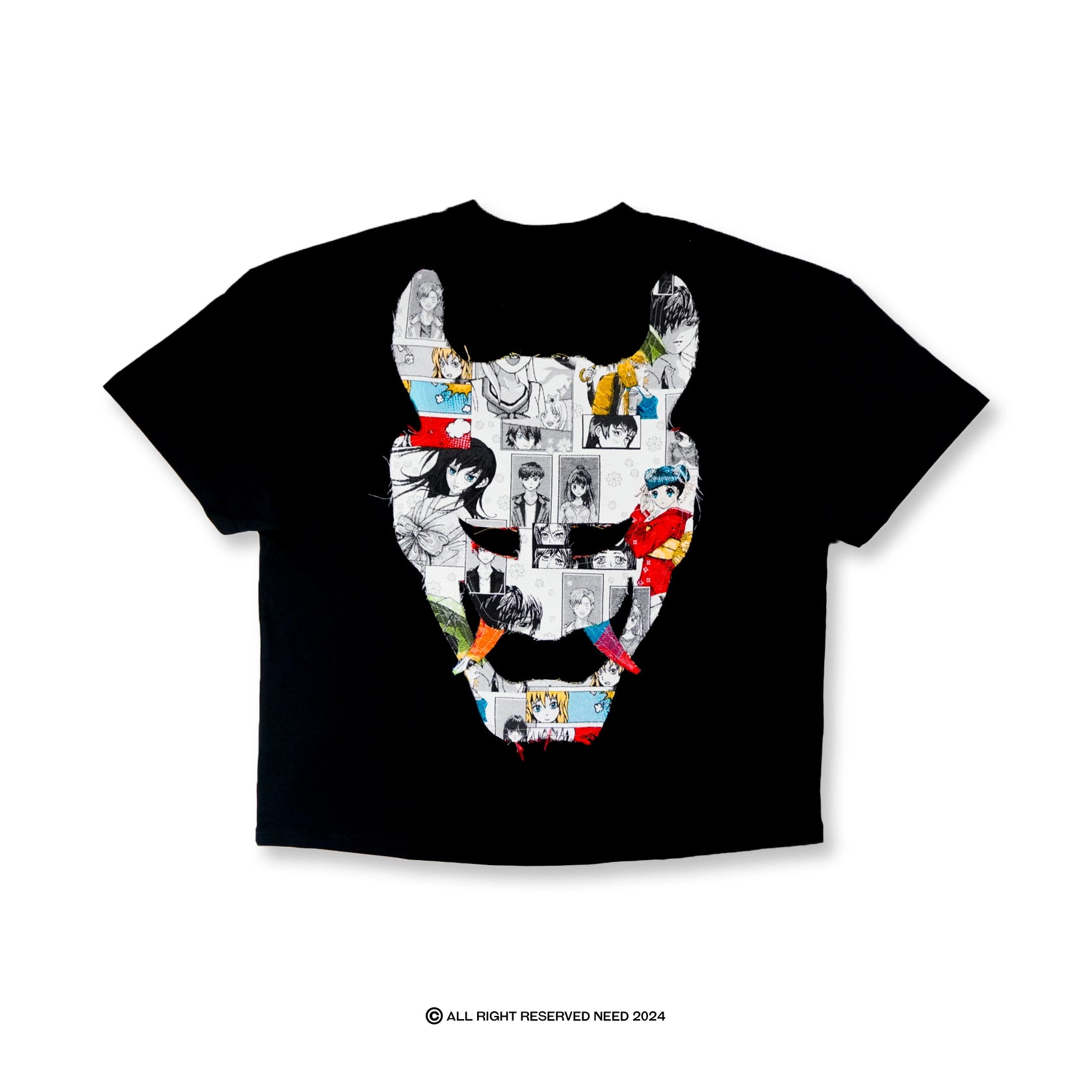 DEMON TEE MANGA - BLACK