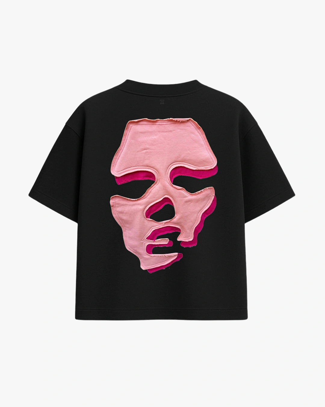 Face T-shirt - Black / Pink & Lilla