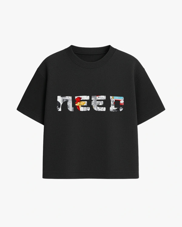 Demon Tee Manga - Black