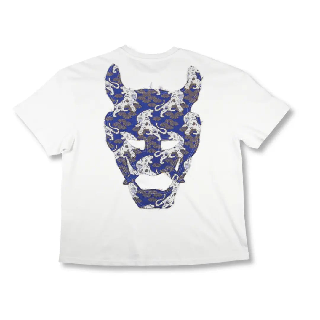 Demon Oni - White / Blue