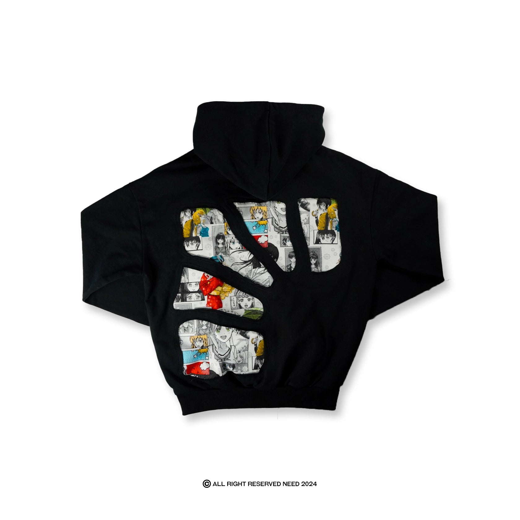 DUNE MANGA HOODIE - BLACK