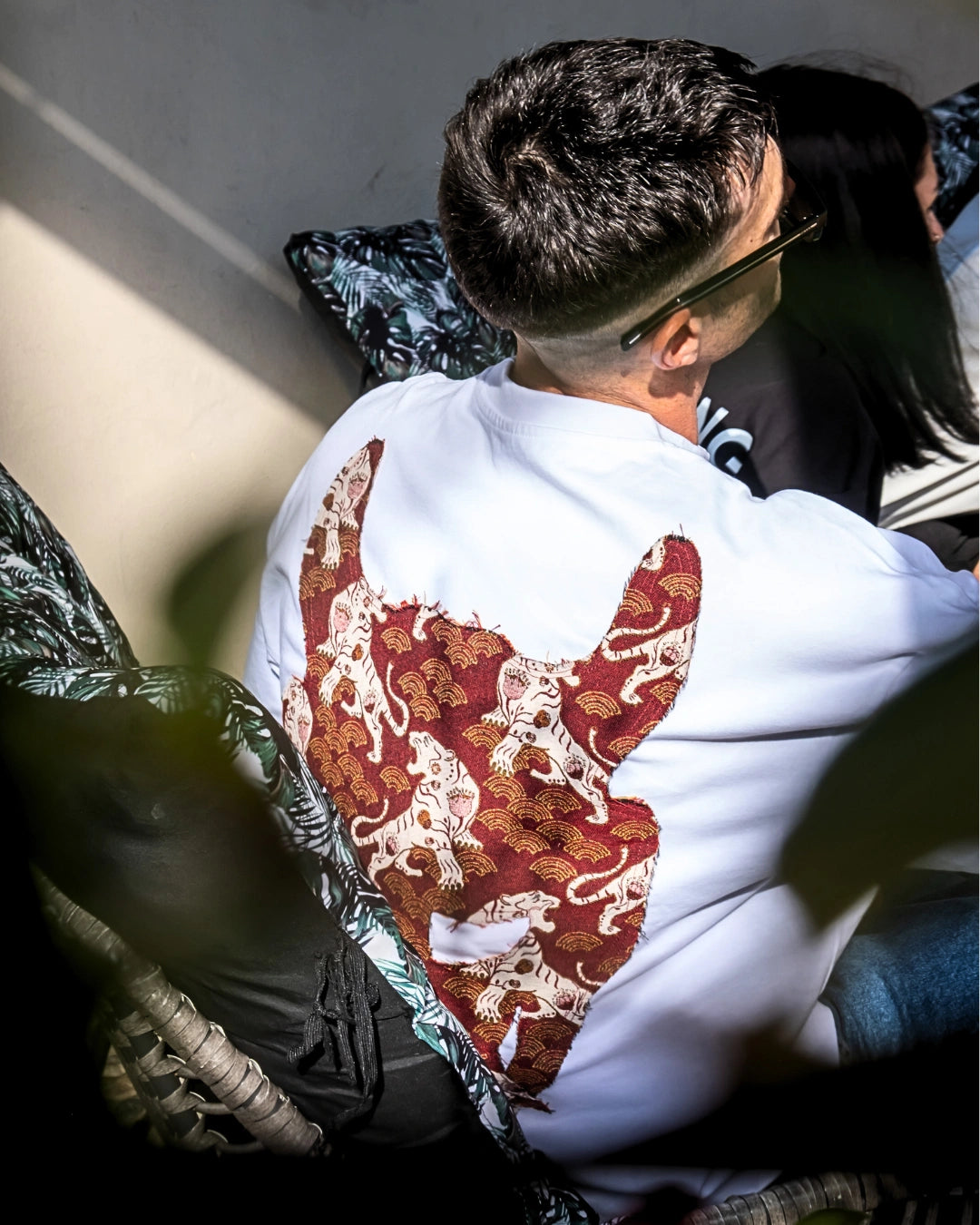 Demon Tee - White / Red