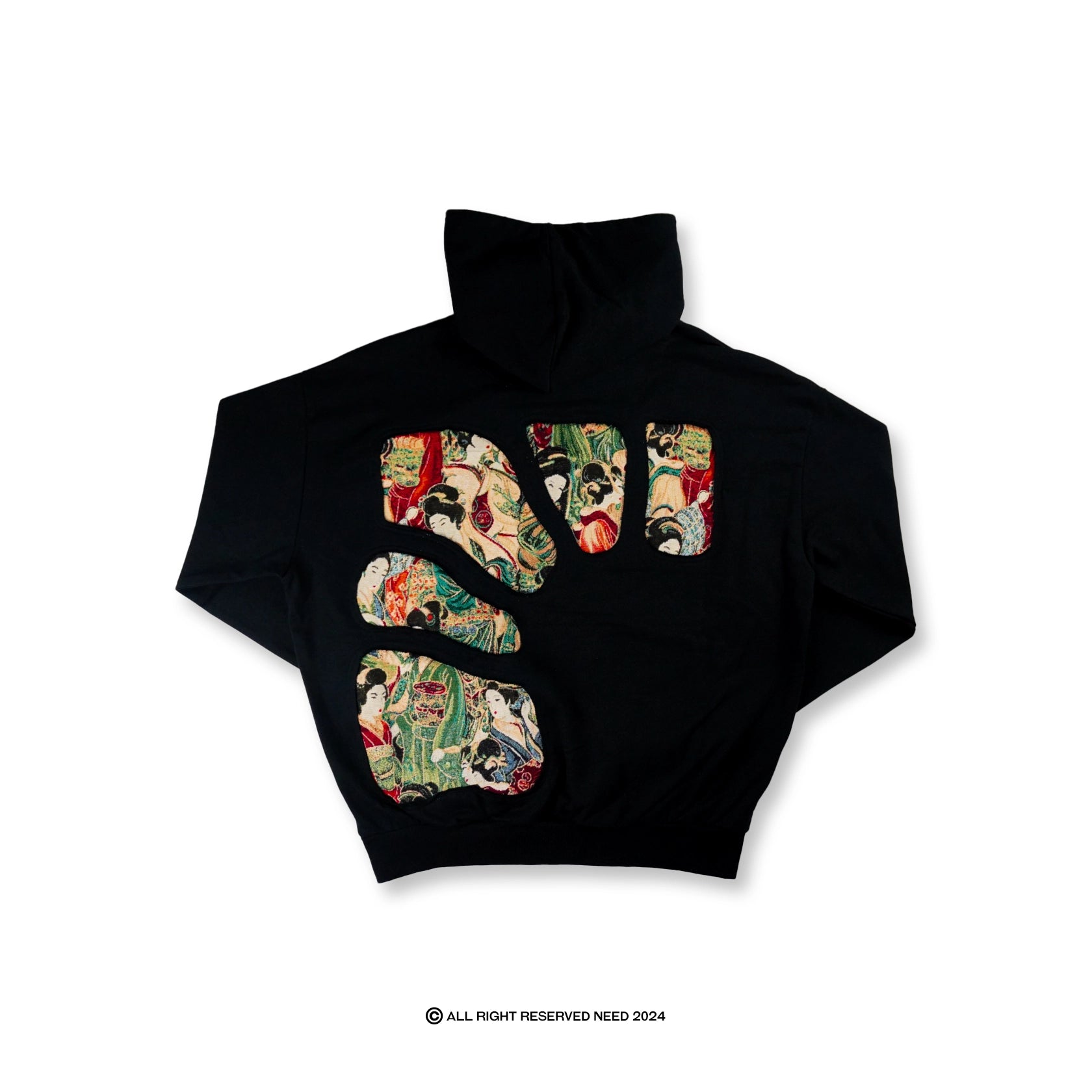 DUNE GEISHA HOODIE - BLACK